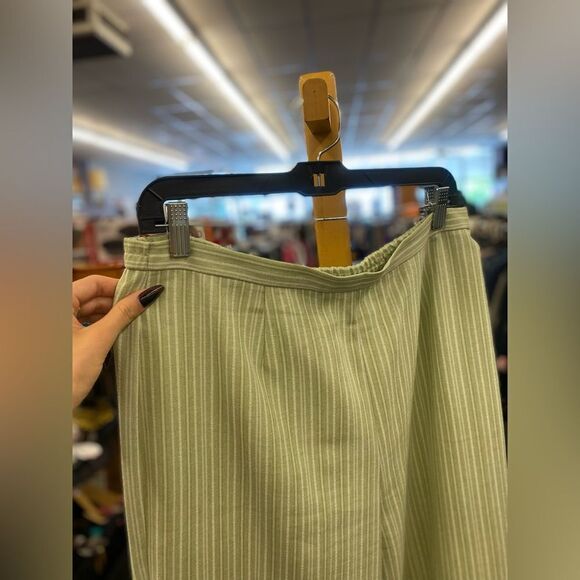 Perceptions SZ 12 Light Mint Stripe Pantsuit - Picture 6 of 6